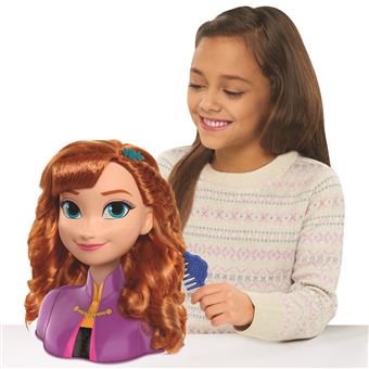 Tête à Coiffer La Reine des Neiges Anna FRZ2