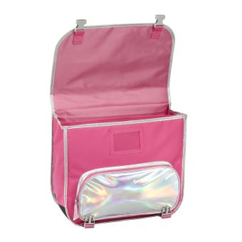 Cartable scolaire Viquel Licorne 38 cm Gris et Rose