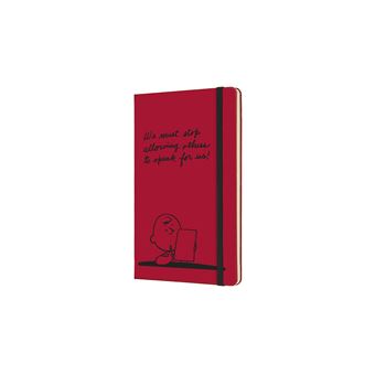 Agenda semainier Moleskine Grand format Edition limitée 2022 Peanuts Bus scolaire