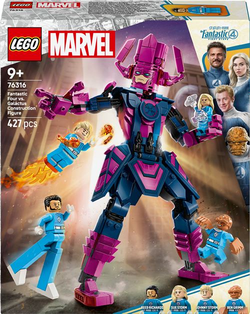 LEGO® Super Heroes 76316 Les Quatre Fantastiques contre la figurine de Galactus