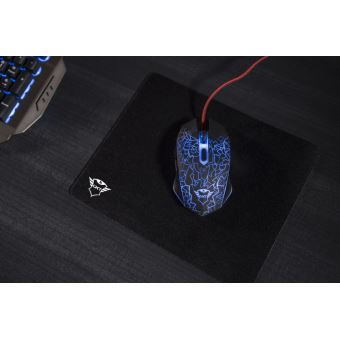 Trust GXT 783 Gaming Mouse & Mouse Pad - Souris - optique - 6 boutons - filaire - USB