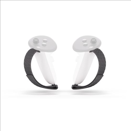 Courroies dynamiques Meta Quest pour manettes Touch Plus Quest 3 et 3S Blanc et Noir
