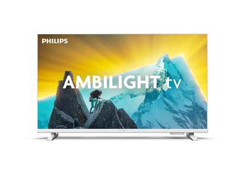 TV LED Ambilight Philips 32PFS6939 80 cm Full HD Blanc mat