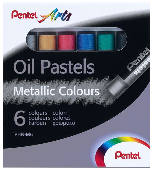 rts Pastel à 'huile PHN F6 set de 6 métallisé - vue 1