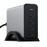 Chargeur Satechi ST-UC165GM-EU avec 4 ports USB-C 165 W Gris sidéral