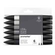 Set de 6 feutres Winsor & Newton Promarker Tons neutres
