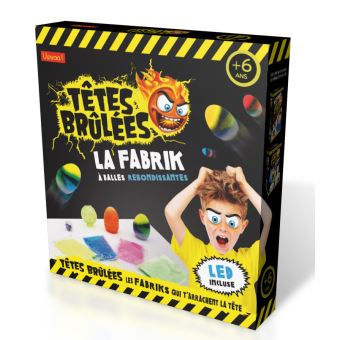 Kit créatif La Fabrik à balles rebondissantes avec Led Têtes Brûlées -  Autres jeux créatifs
