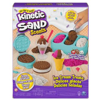 Pâte à modeler pour enfant Kinetic Sand Coffret délices glacés 454 g