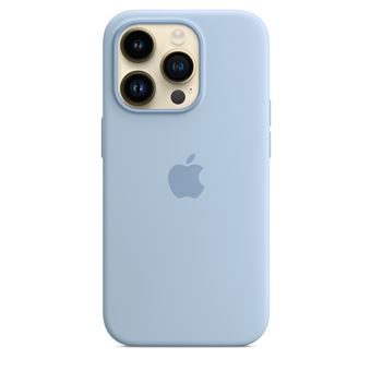 Apple - Coque de protection pour téléphone portable - compatibilité avec MagSafe - silicone - sky - pour iPhone 14 Pro