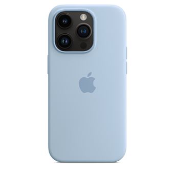 Apple - Coque de protection pour téléphone portable - compatibilité avec MagSafe - silicone - sky - pour iPhone 14 Pro