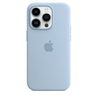 Apple - Coque de protection pour téléphone portable - compatibilité avec MagSafe - silicone - sky - pour iPhone 14 Pro