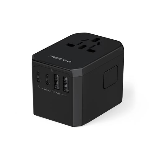 Adaptateur de voyage Mobee 70 W Noir