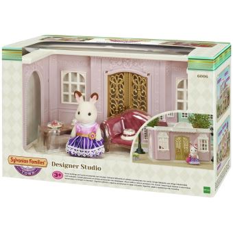 L'atelier création et grande sœur lapin chocolat Sylvanian