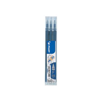 Lot de 3 recharges Pilot Pen Frixion 05 Noir