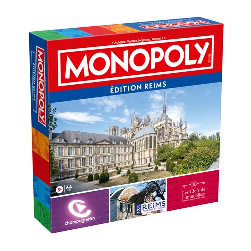 Boite de Jeu de stratégie Winning Moves Monopoly Edition Reims
