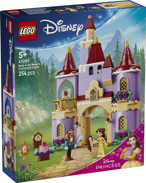 LEGO Disney Princess 43289 Le ch&acirc;teau enchant&eacute; de la Belle et la B&ecirc;te