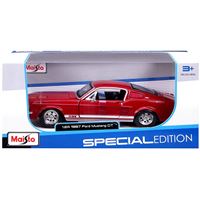 Figurine Ford Mustang 1967 1/18 Maisto - Métal Avec Socle - Cadeau Collection