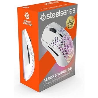 Souris gaming Wireless SteelSeries Aerox 3 Snow Blanc - Fnac.ch