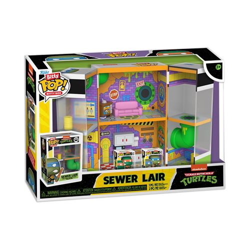 Figurine Funko Bitty Boxes Teenage Mutant Ninja Turtles Sewer Home