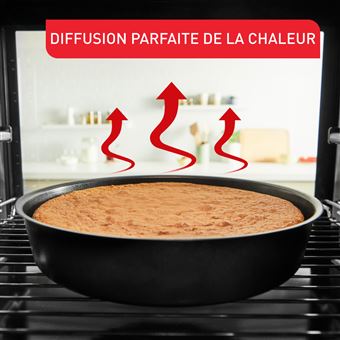 Moule à cake rectangulaire Tefal Chandeleur  J5797202 26 cm Rouge