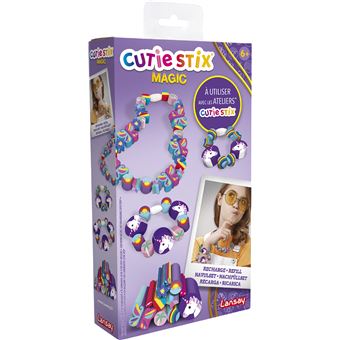 Cutie Stix - Recharge Happy - Création de bijoux enfants - Dès 6 ans -  Lansay : : Jeux et Jouets