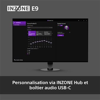 Ecouteurs filaires gaming intra-auriculaires Sony Inzone E9 IERG900B.CE7 Noir