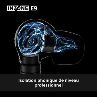 Ecouteurs filaires gaming intra-auriculaires Sony Inzone E9 IERG900B.CE7 Noir