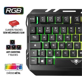 Pack Gaming Clavier + Souris + Tapis de souris Spirit Of Gamer PRO-MK5