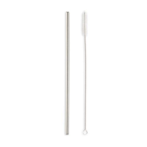 Pailles en acier inoxydable Kikkerland