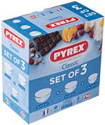 Lot de 3 jattes en verre Pyrex Classic