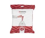 Sac poubelle PerfectFit, Distributeur, code J, 23 litres, 40 sacs - White