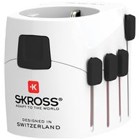 Adaptateur universel Skross 3 Pôles 150 Pays 1750 W Blanc