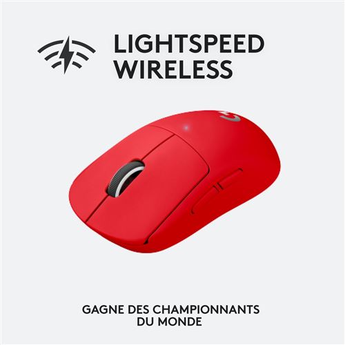 Souris Gaming Sans fil Logitech G Pro X Superlight pour PC/Mac