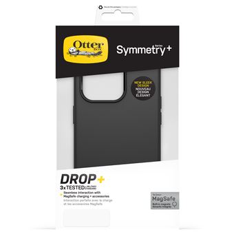 OtterBox coque antichoc SYMMETRY + MAGSAFE iPhone 14 Pro - noir