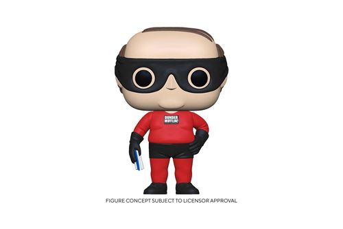 Funko The Office Figurine POP! Figurine Kevin as Dunder Mifflin Superhero 9 cm Neuf