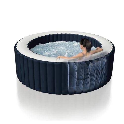 Spa gonflable rond bleu marine Intex 4 places