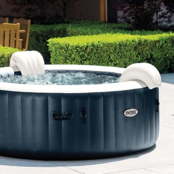 Spa gonflable PureSpa Blue Navy rond Bulles 6 places - Intex