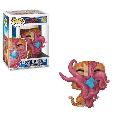 Figurine Funko Pop Captain Marvel Chat Goose Flerken Modèle aléatoire