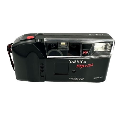 Appareil Photo Argentique Yashica Ninja Star Noir Reconditionné