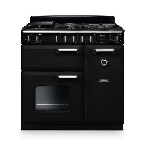 Falcon Piano de cuisson CL90DFPGBL/CM-E1 90 CM NOIR CHROME Argent - vue 2