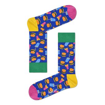 Chaussettes hautes et mi-bas Happy Socks Hamburger Taille 36-40