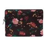 Housse Wouf Noir Fleurs pour portable 13"