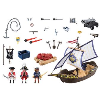 Playmobil Pirates 70412 Chaloupe des soldats