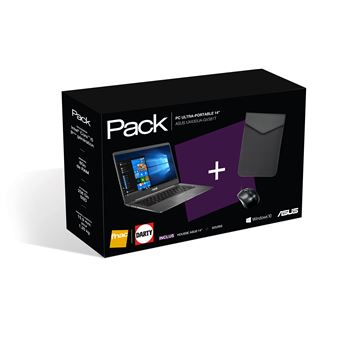 Pack Fnac PC Ultra-Portable Asus ZenBook UX430UA-GV381T 14'' + Housse + Souris - 1