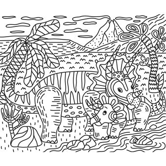 Peinture Janod Magique dinosaures