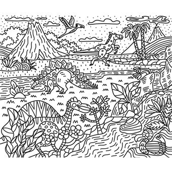 Peinture Janod Magique dinosaures