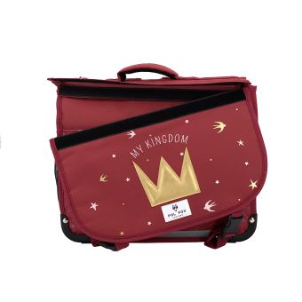 Cartable Pol Fox Factory My Kingdom 38 cm Rouge