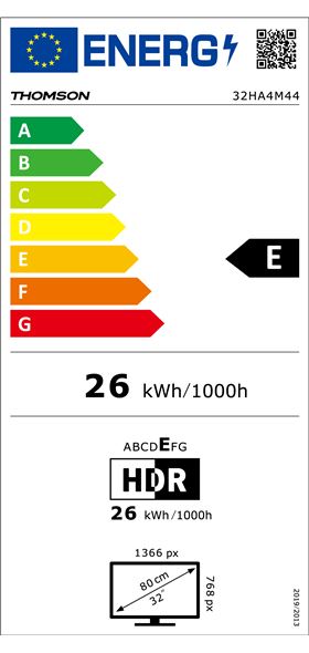 THOMSON TV LED 32HG2S15 - 32 pouces (80cm) pas cher