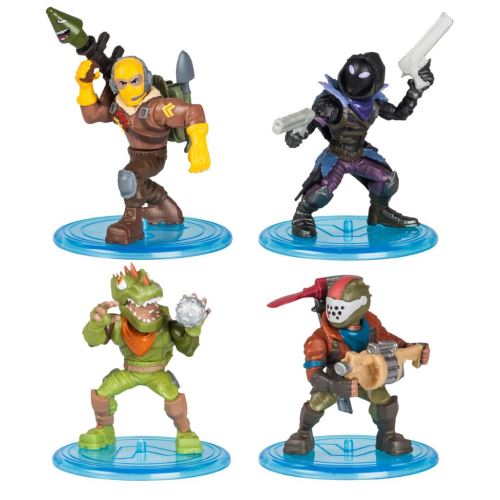 Pack 4 figurines Fortnite Battle Royale Squad