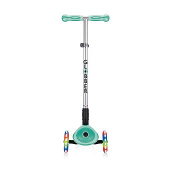 Trottinette enfant Globber Primo Foldable Premium Lights Menthe Vert